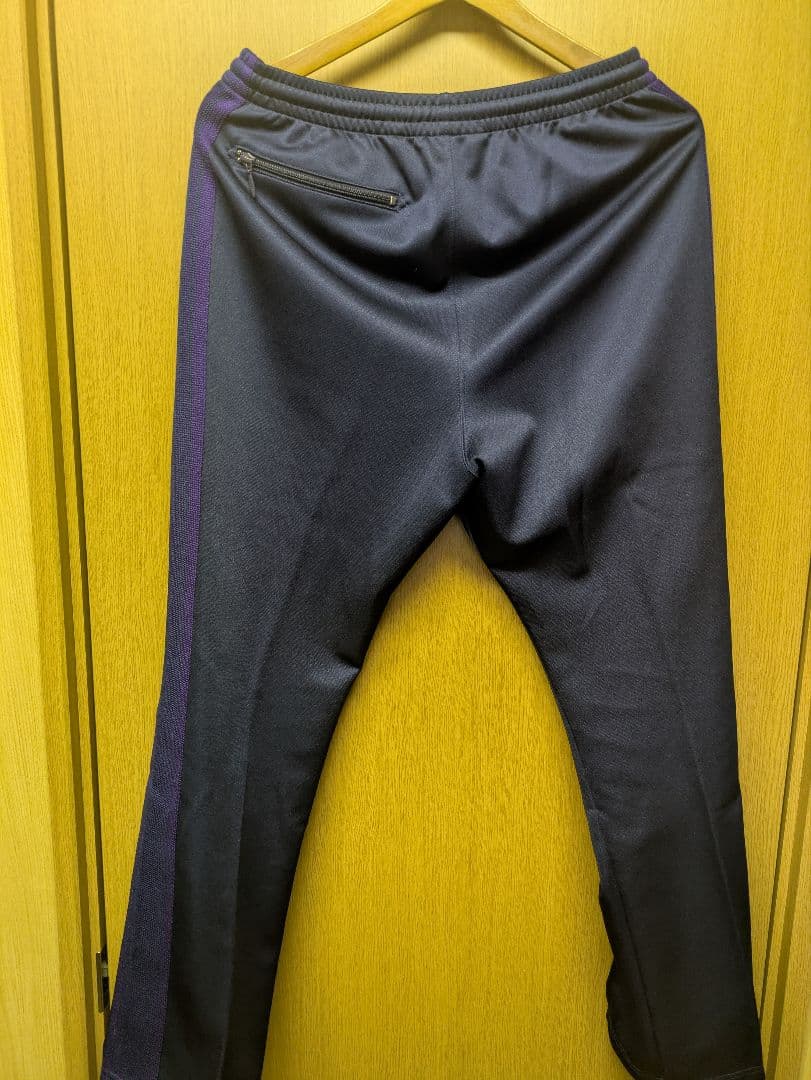 NEEDLESトラックパンツナロータイプ ネイビー×パープル Sサイズ