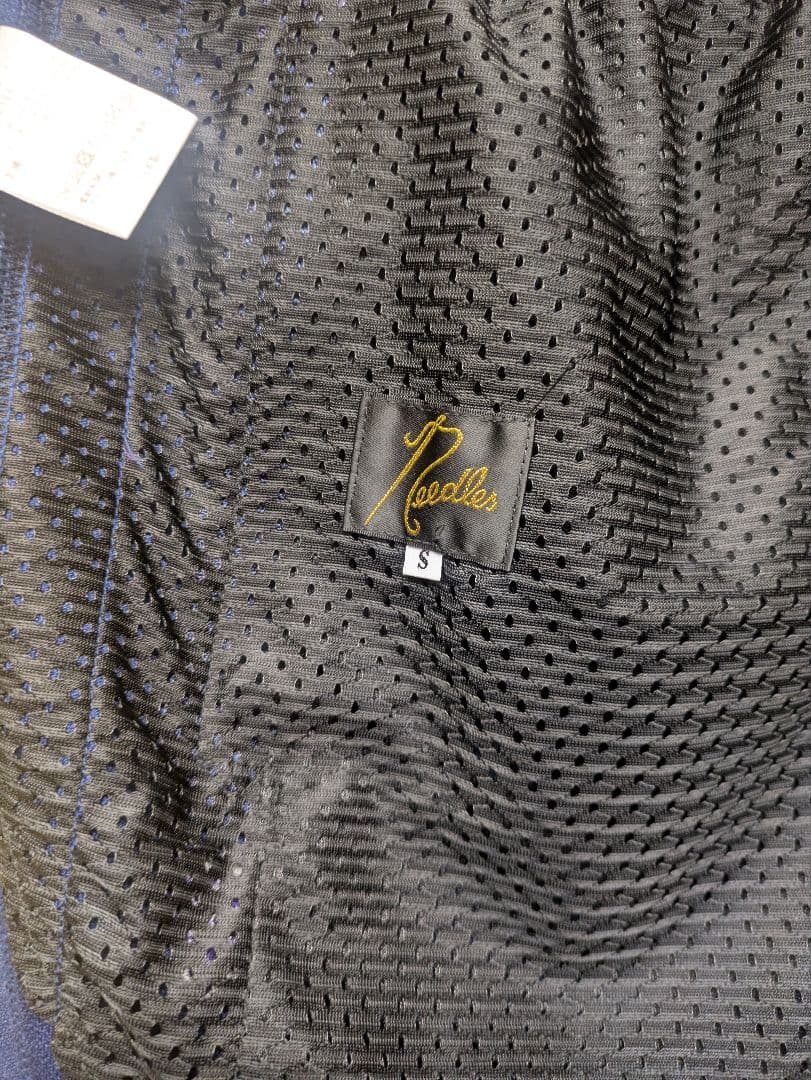 NEEDLESトラックパンツナロータイプ ネイビー×パープル Sサイズ