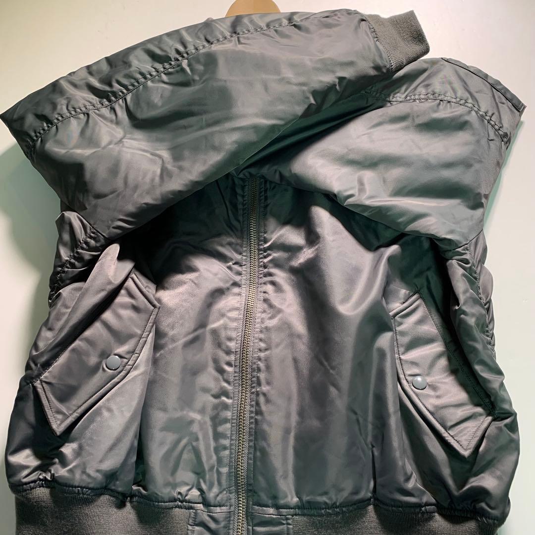 LYFT MA-1 フライトジャケット 中綿入り XLサイズ ブルゾン グレー