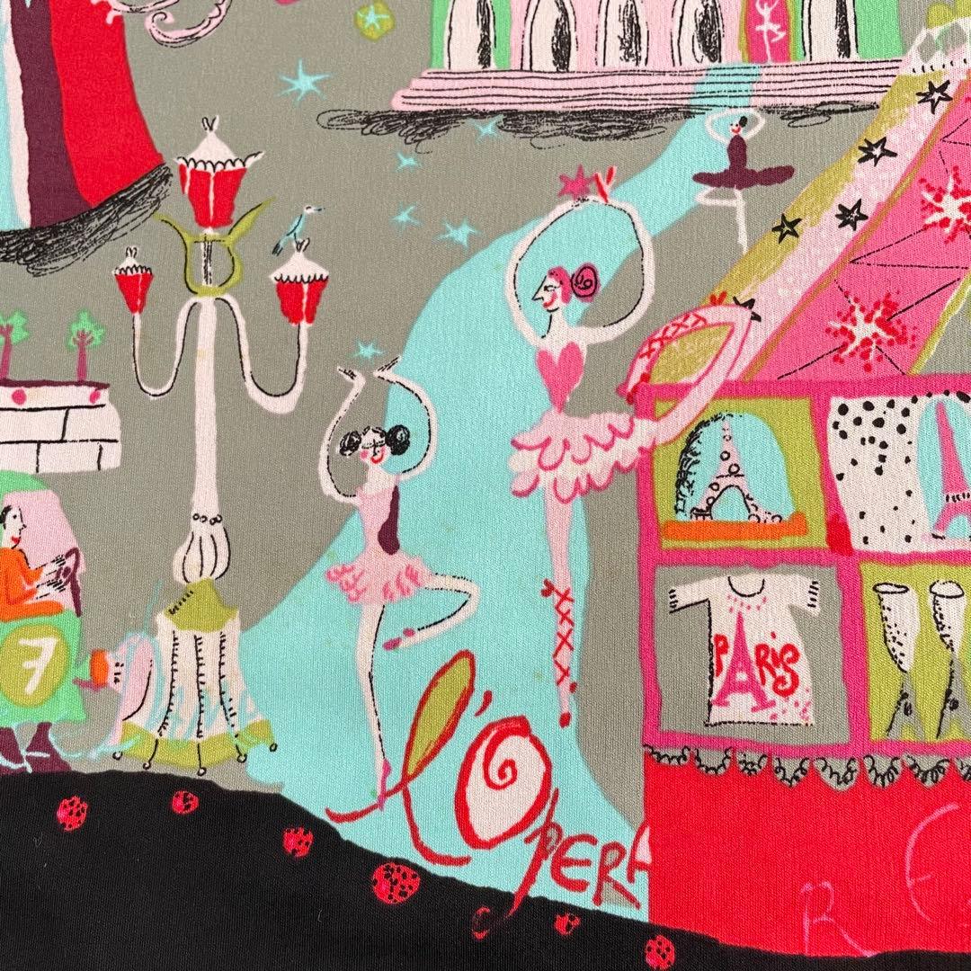 トクコプルミエヴォル パリ アート チュニック 9号 バルーン袖 日本製 アシメ