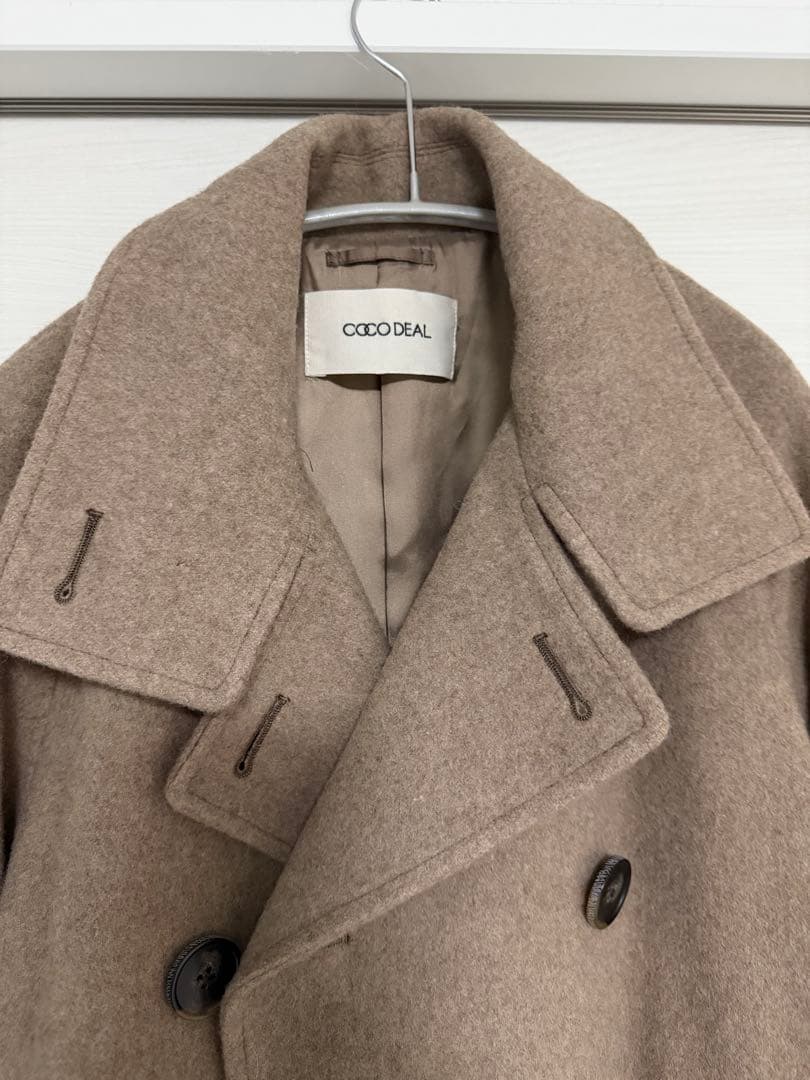 cocodeal インペリアルモッサトレンチコート