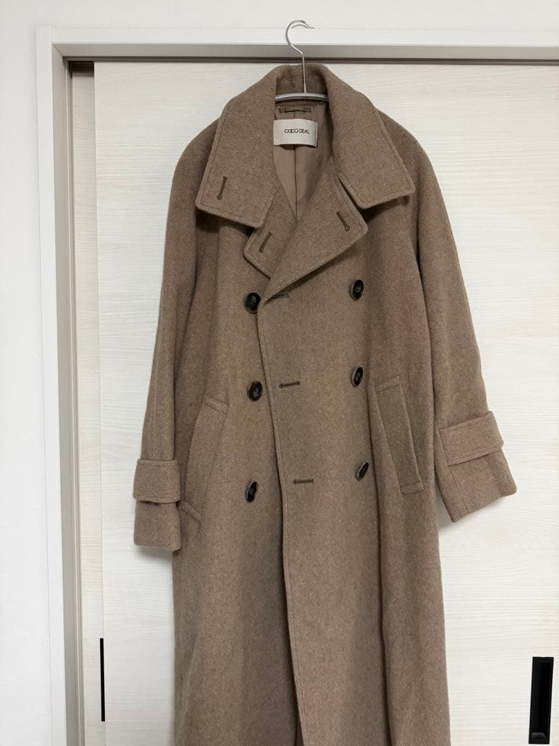 cocodeal インペリアルモッサトレンチコート