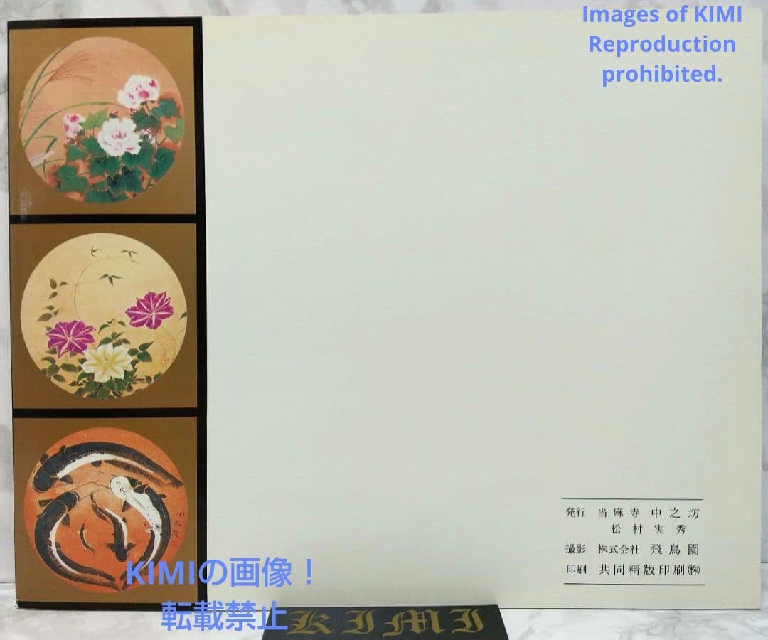 昭和の天井絵 当1976 麻寺 中之坊 松村実秀 本 当麻寺中之坊客殿 Art