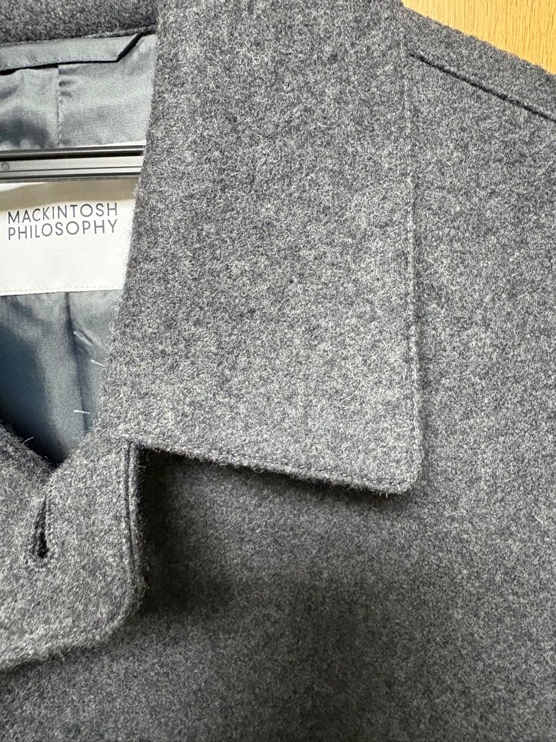 マッキントッシュフィロソフィー　コート　グレー　クリーニング済　山陽商会