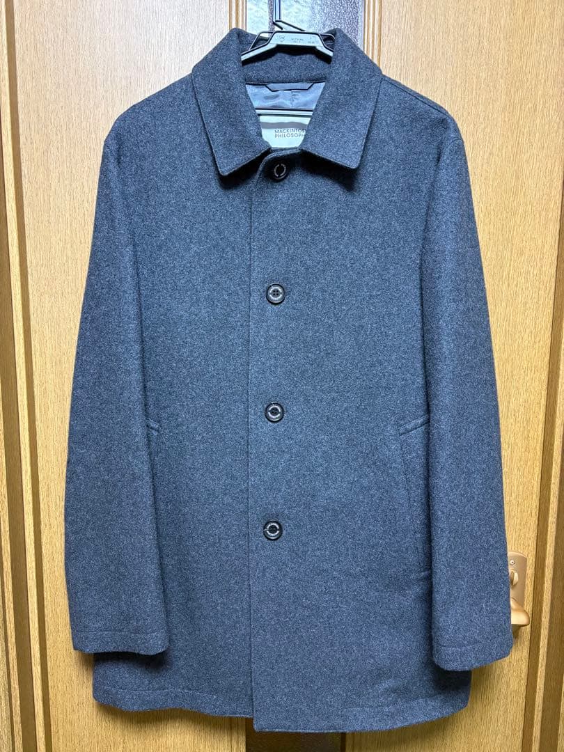 マッキントッシュフィロソフィー　コート　グレー　クリーニング済　山陽商会