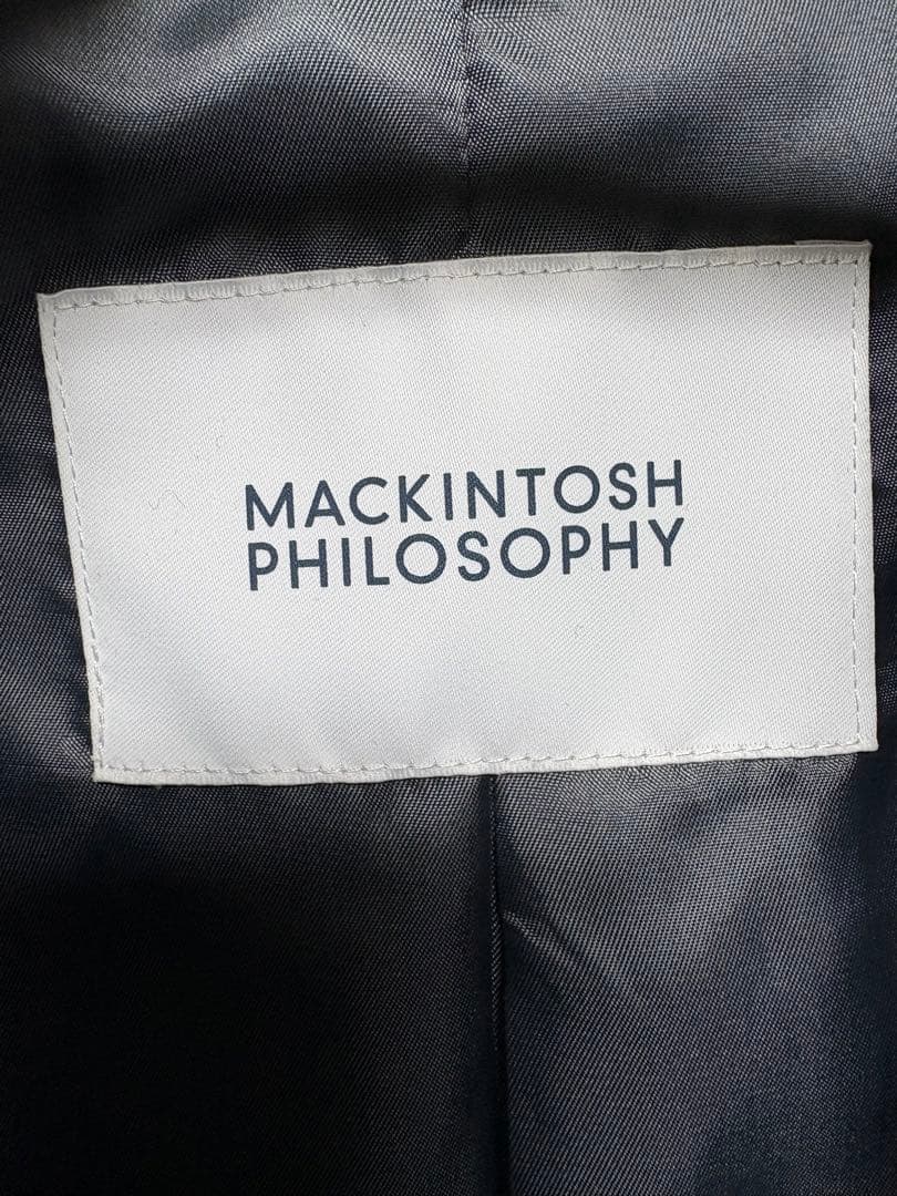 マッキントッシュフィロソフィー　コート　グレー　クリーニング済　山陽商会