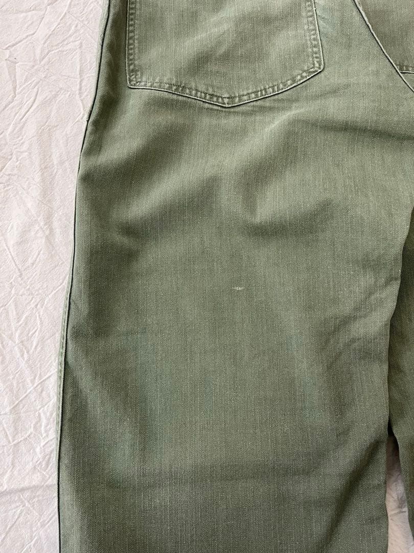 40s 50s us army HBT ベイカーパンツ　ユーティリティパンツ