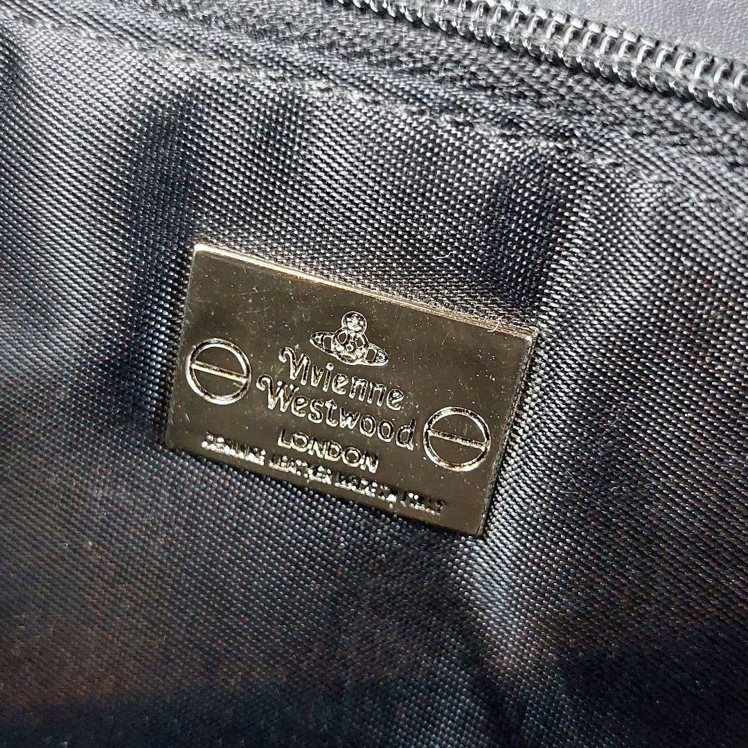 美品 ヴィヴィアンウエストウッド ビッグオーブ エンボス シボ革 レザー 長財布