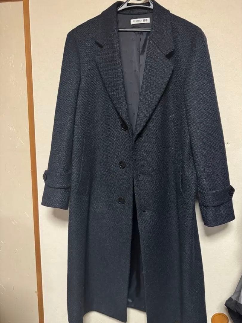 JW ANDERSON チェスターコートユニクロコラボ未使用に近い　濃紺