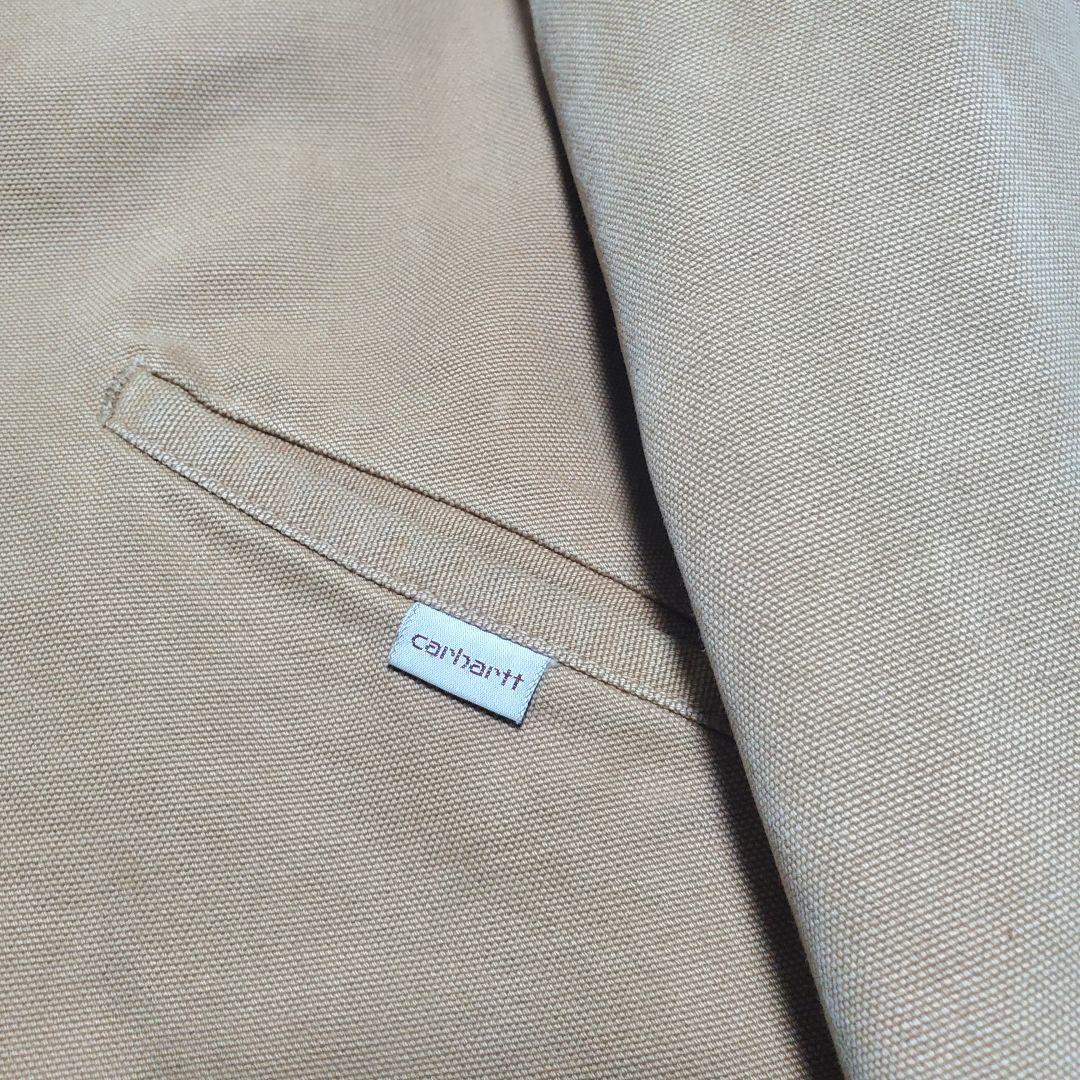 80s　星タグ　カーハート　デトロイトジャケット　ブラウン 6BLJ