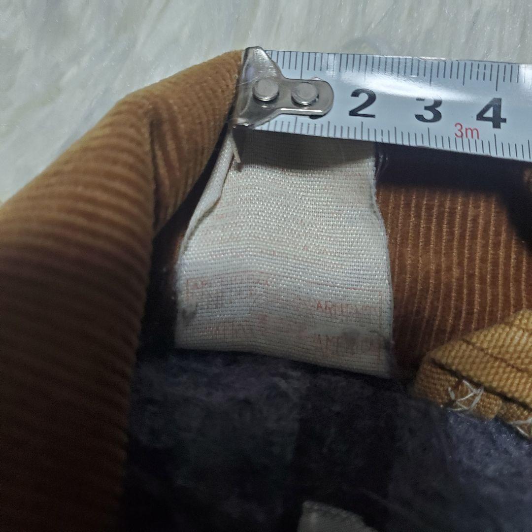 80s　星タグ　カーハート　デトロイトジャケット　ブラウン 6BLJ