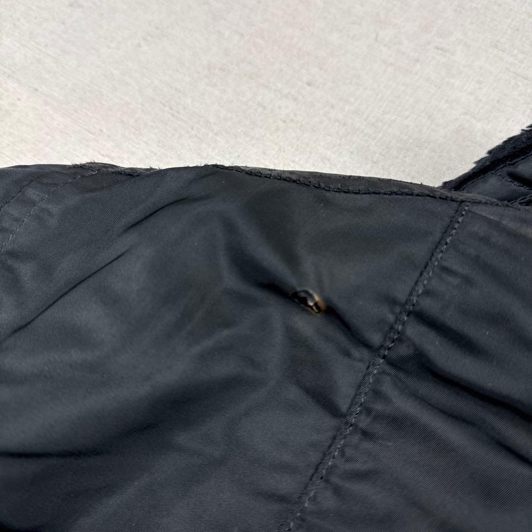 90s USA製 ALPHA b-15 フライトジャケット 襟ボア MOD XL