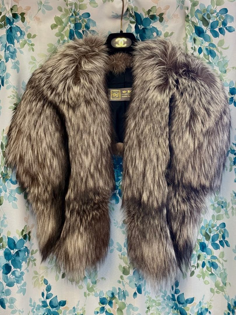 SAGA FOX ブルーフォックスショール