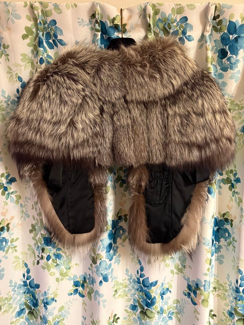 SAGA FOX ブルーフォックスショール