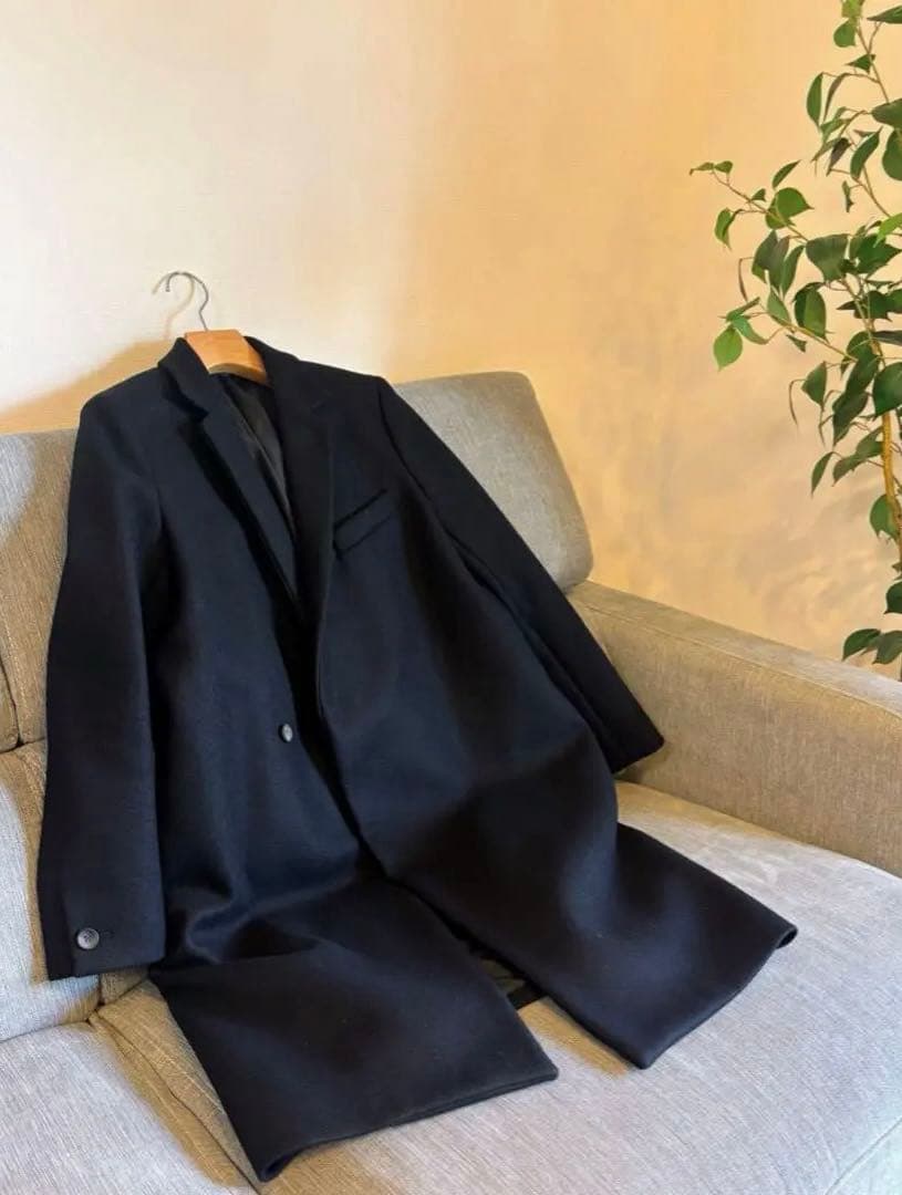 THE RERACS ザリラクス チェスターコート　ブラック　38