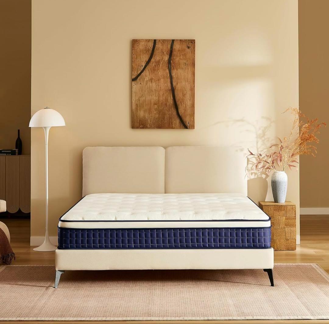 送料込 マットレス ポケットコイル 厚さ25cm 高反発 360N シングル