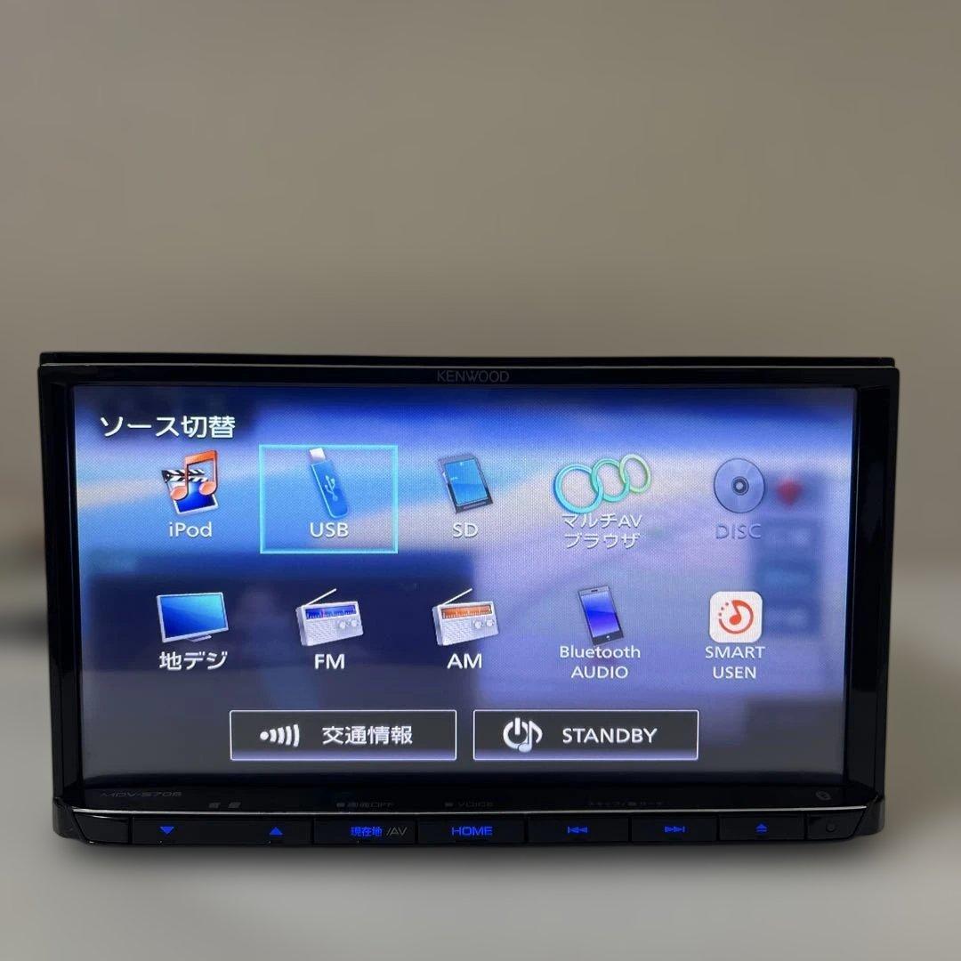 ケンウッドナビゲーション MDV-S706 非常に良い地図 2023/SD/AV