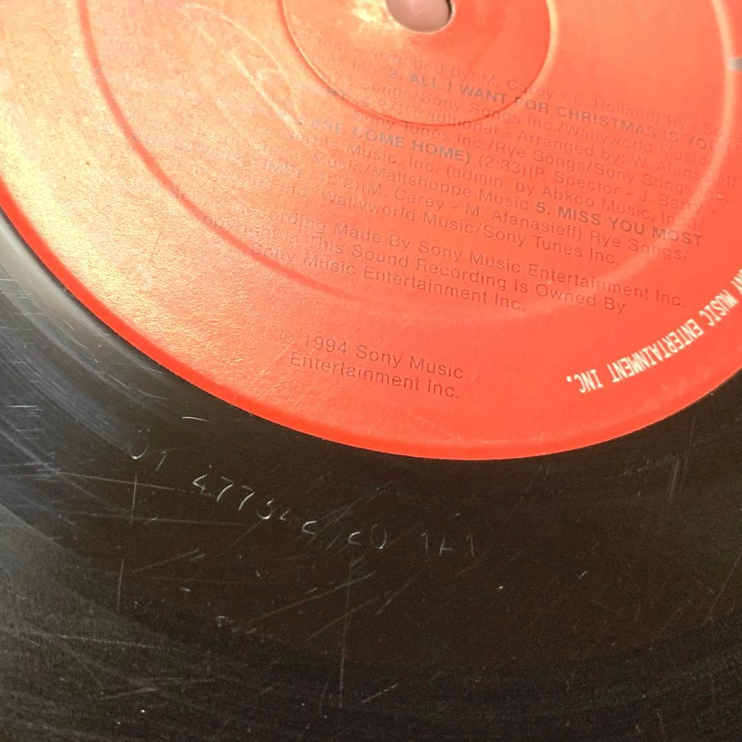 マライア・キャリー Merry Christmas 94年 EU盤 LP