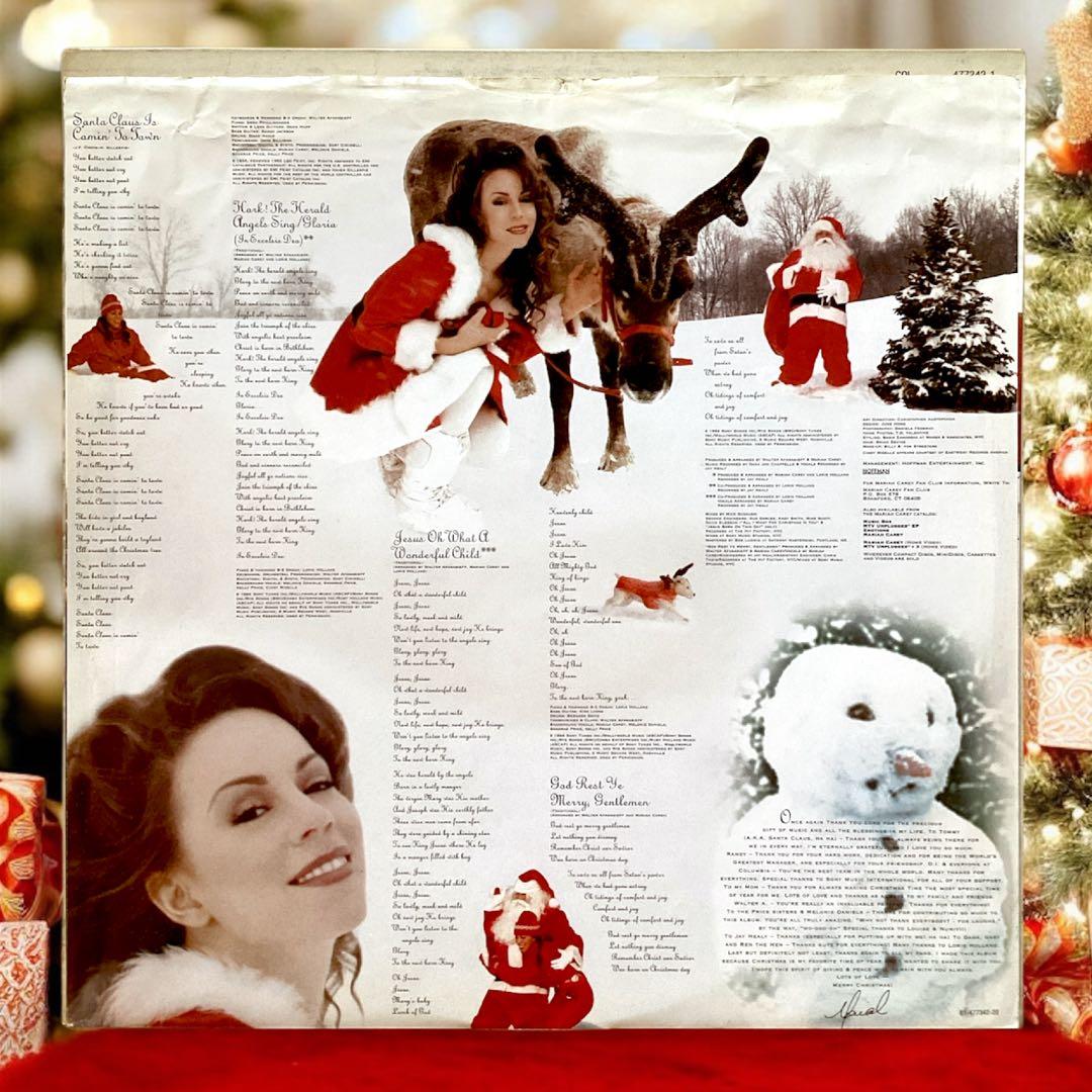 マライア・キャリー Merry Christmas 94年 EU盤 LP