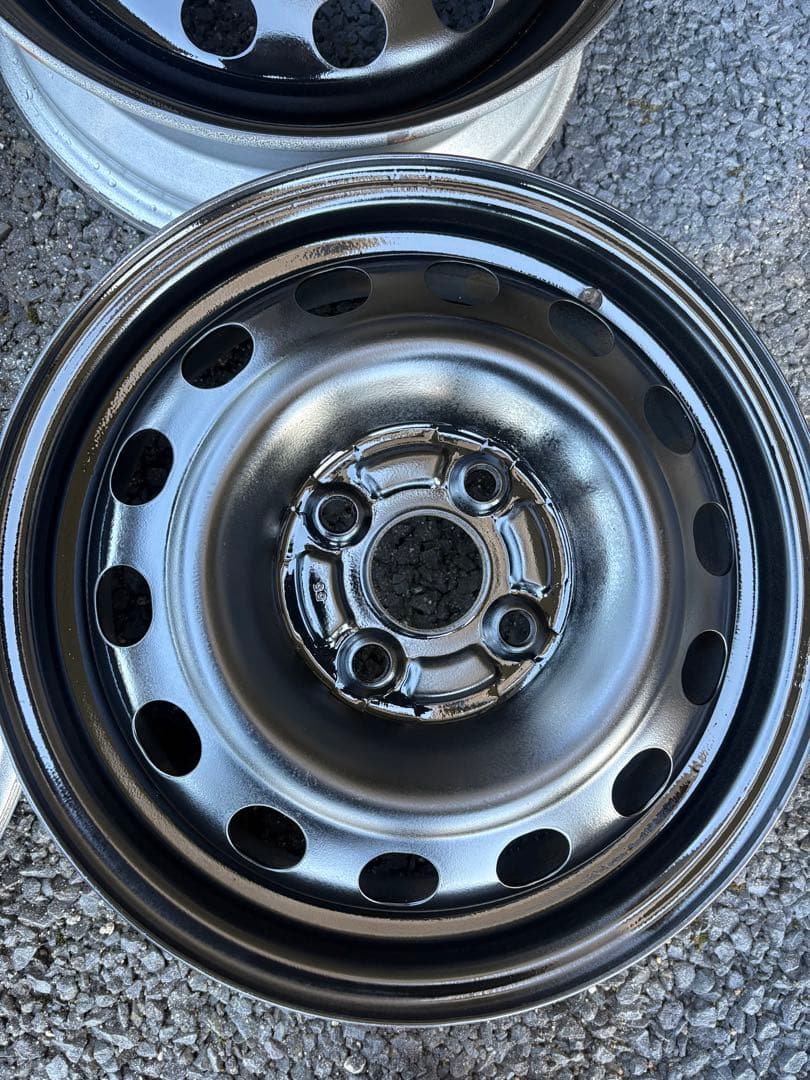 ①ダイハツ純正 14インチ スチールホイール 4穴