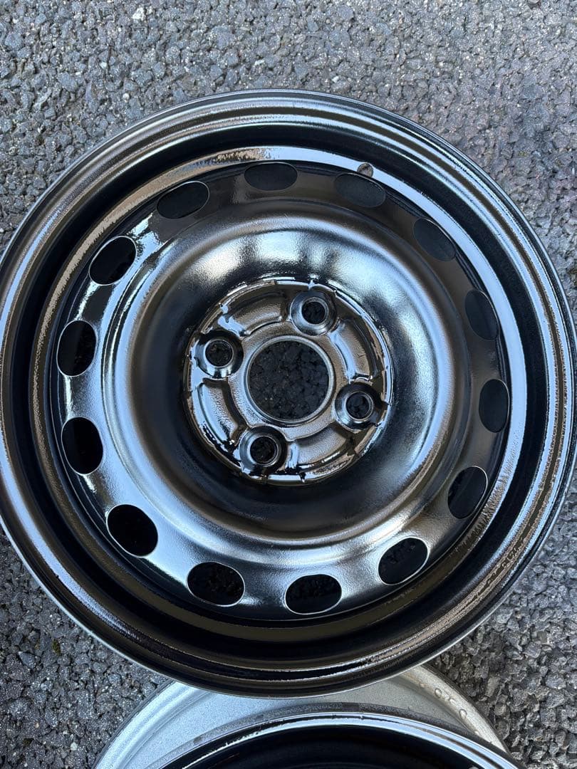 ①ダイハツ純正 14インチ スチールホイール 4穴