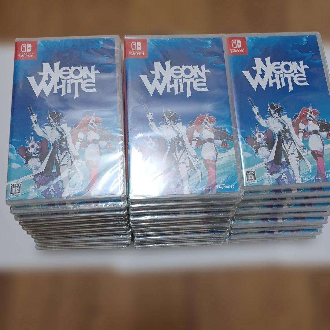 Neon White Nintendo Switch新品未開封 30個 未開封