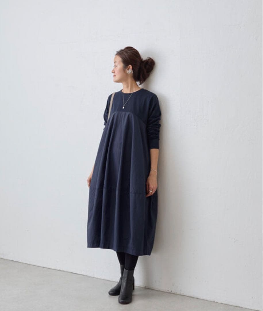 BEARDSLEY マルワンピ　0 ネイビー