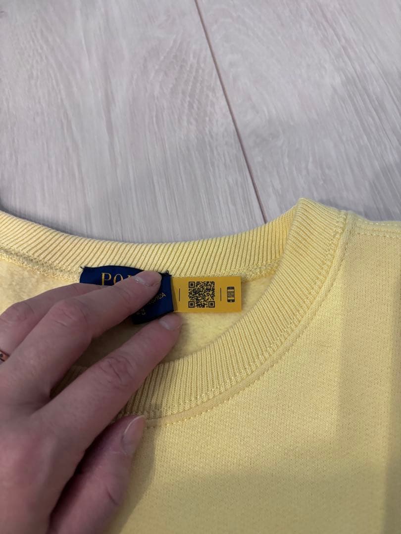 ポロラルフローレン【希少】ポロベア　スウェット トレーナー　Mサイズ　イエロー