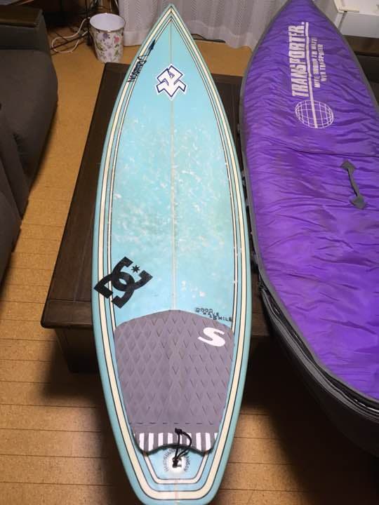 【引取限定】ロックダンス サーフボード 中古品 ケース付