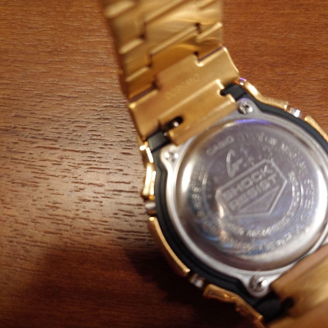 CASIO G-SHOCK ゴールド 金属ベルト