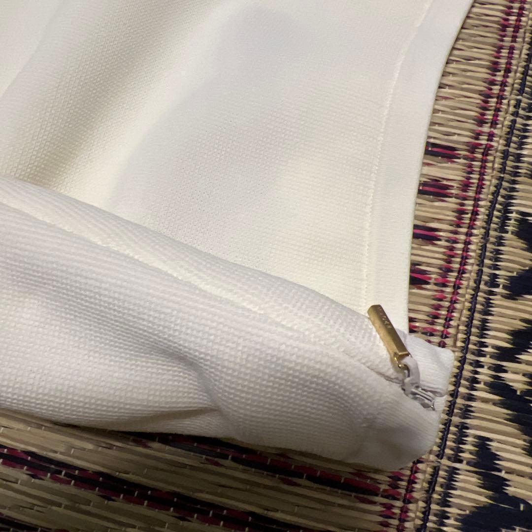 【新品未使用タグ付き】EPOCA フレアロングスカート ホワイト 40