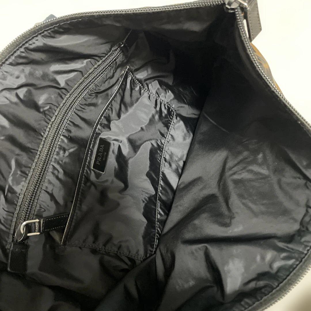 【美品‼️】PRADA プラダ　ナイロントートバッグ　レオパード柄