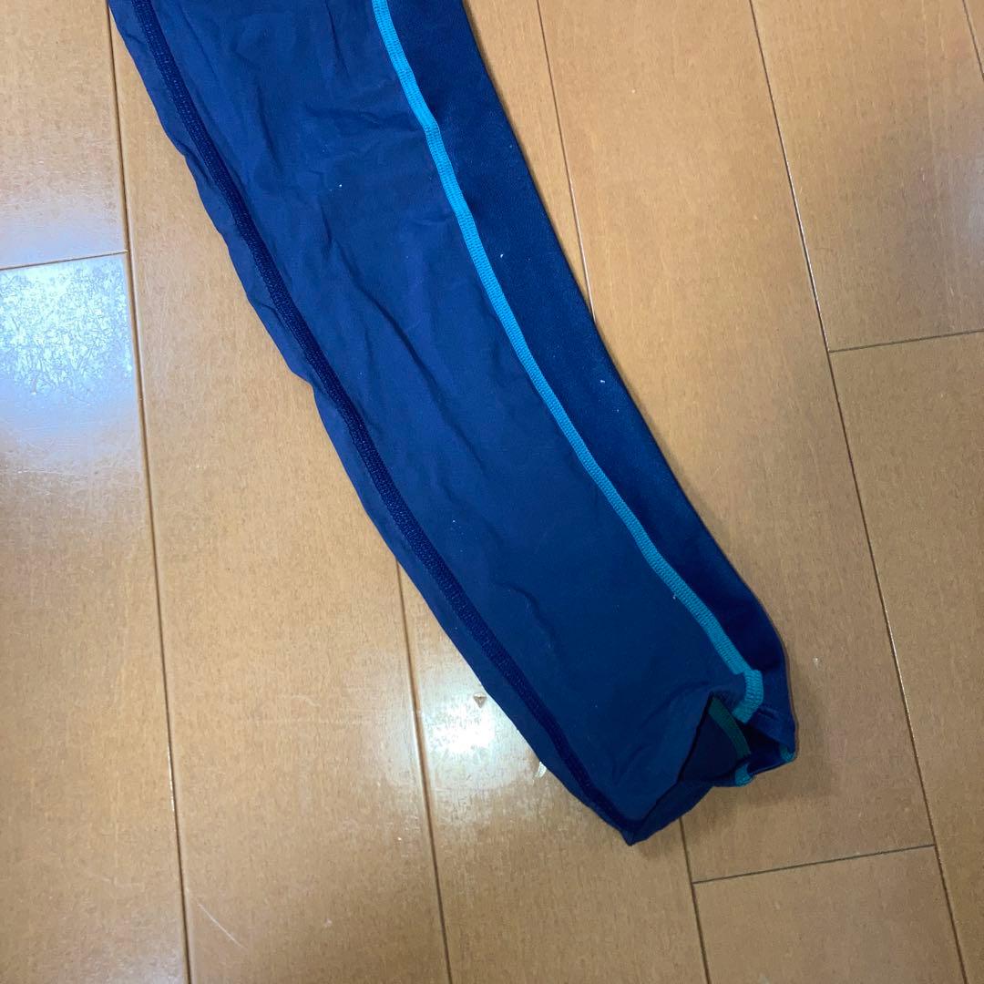 speed スピード　競泳用水着　ロングスパッツ Lサイズ　紺色　水色