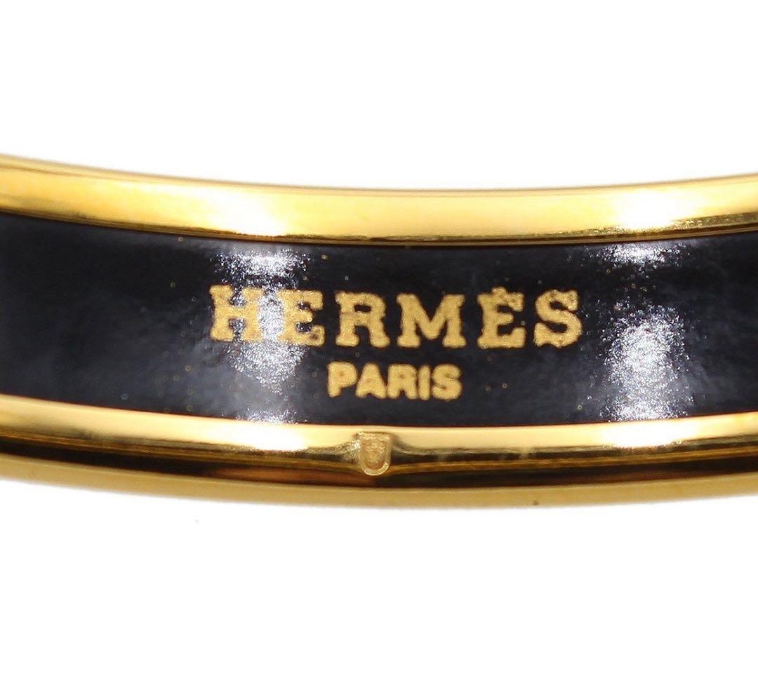 H2887 美品 エルメス エマイユPM 七宝焼き バングル ブレスレット