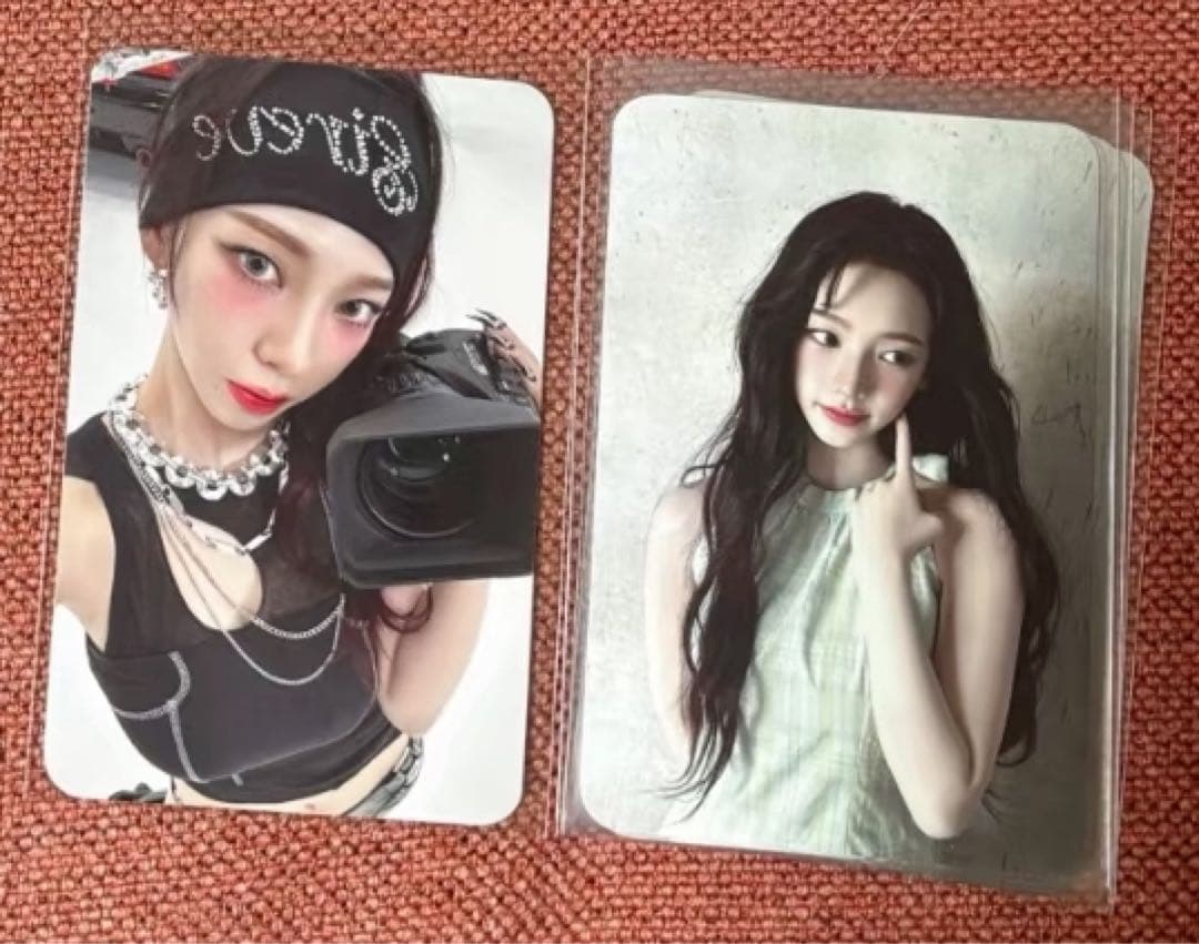 aespa whiplash popup 7万ウォン購入特典　カリナ　2枚