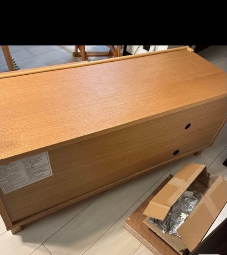 無印良品 テレビボード テレビ台 110cm 奥行40cm 廃盤品