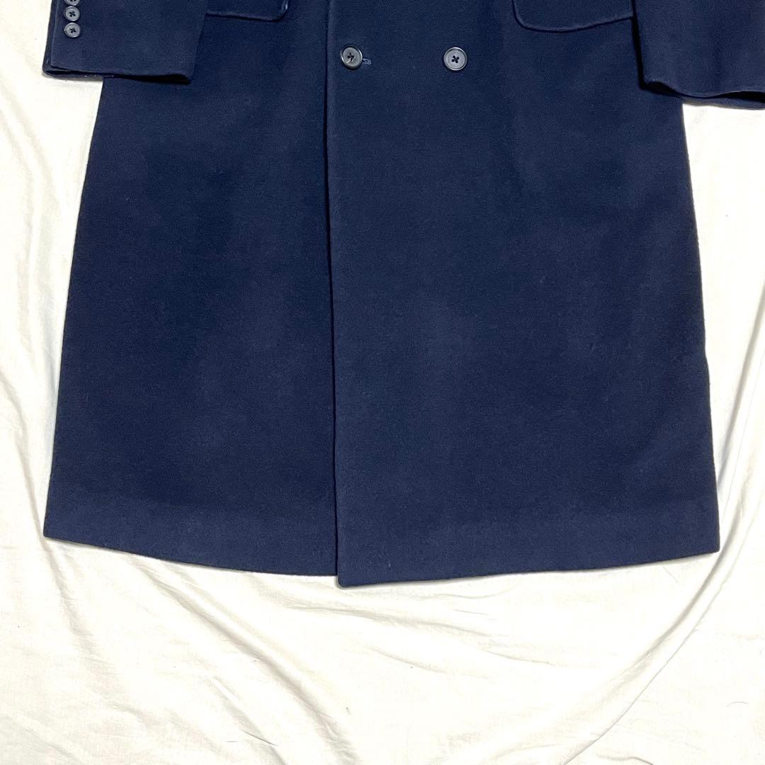 【希少サイズXL】エーボンハウス 　ダブルチェスターコート 　カシミヤ　マキシ丈