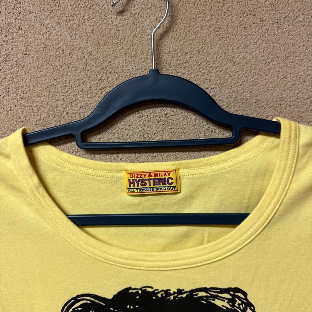 HYSTERIC GLAMOUR HYSTERIC LOVE チビT イエロー
