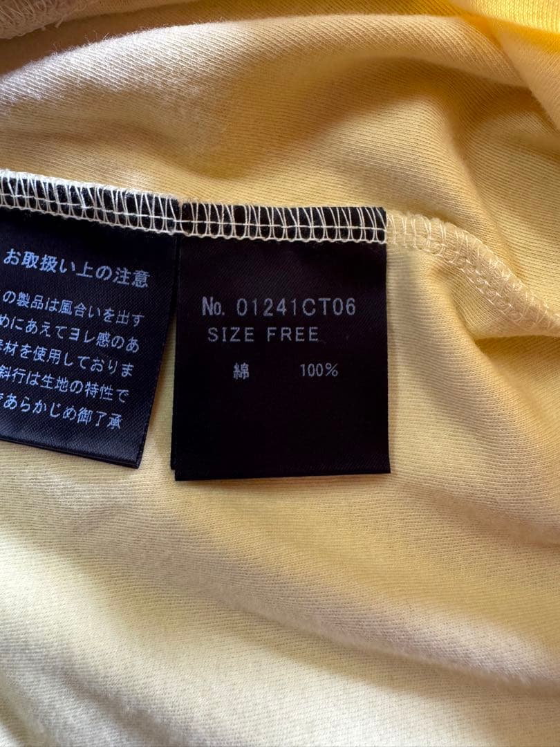 HYSTERIC GLAMOUR HYSTERIC LOVE チビT イエロー