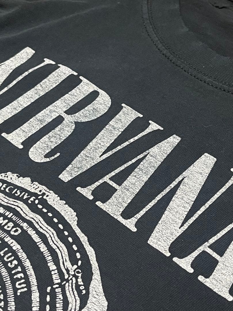 NIRVANA ニルバーナ　ロンT 00s コピーライト　2002年　バンド