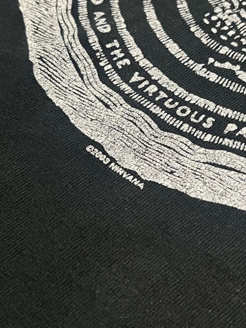 NIRVANA ニルバーナ　ロンT 00s コピーライト　2002年　バンド