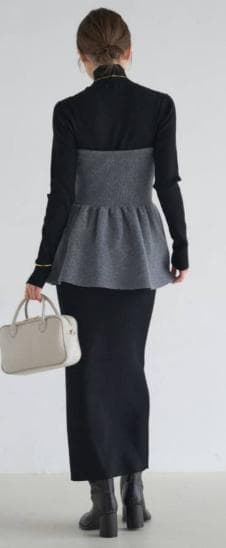 【タグ付き新品】NOBLE ニットビスチェ グレー