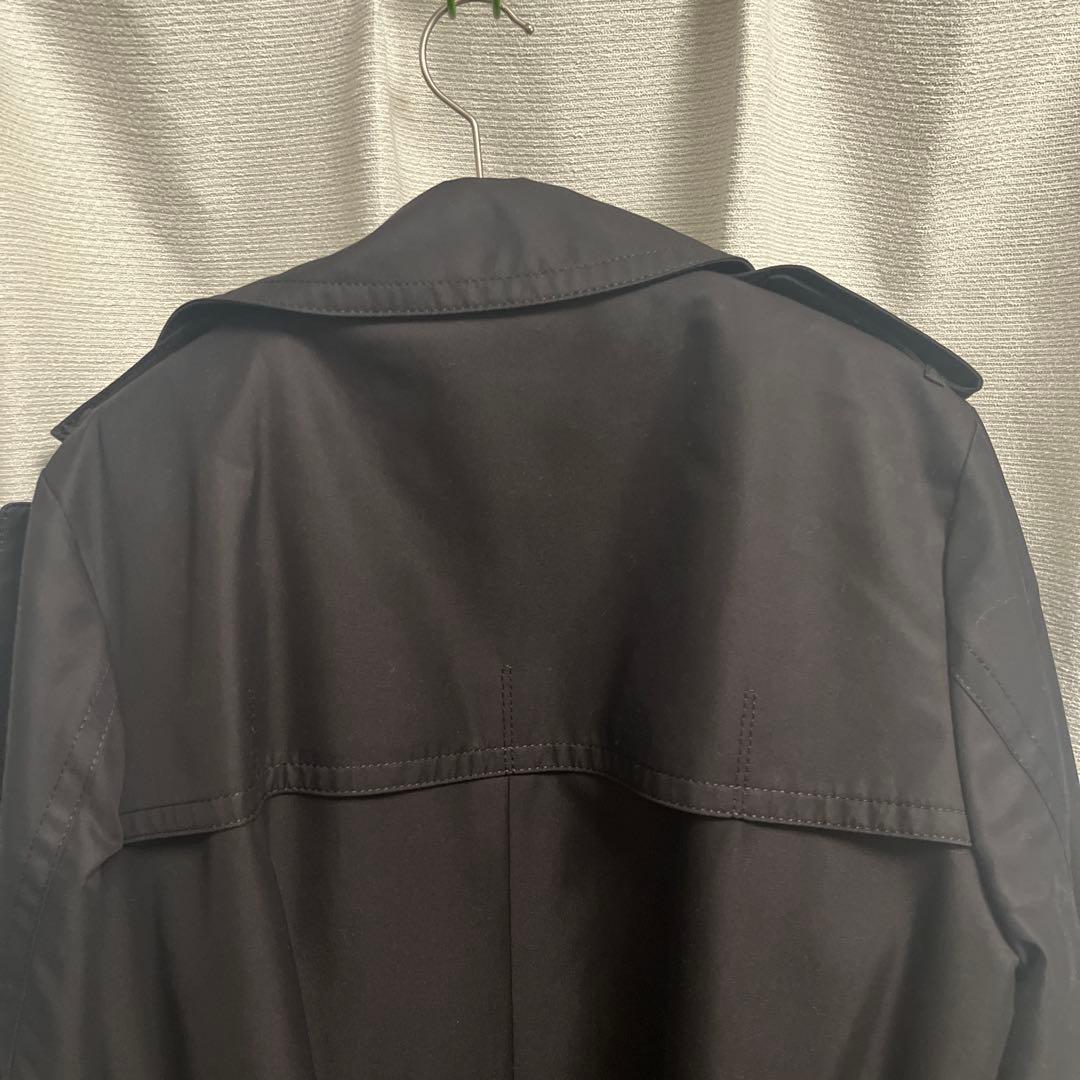 美品　Aquascutum ブラック　ロングコート　サイズ8