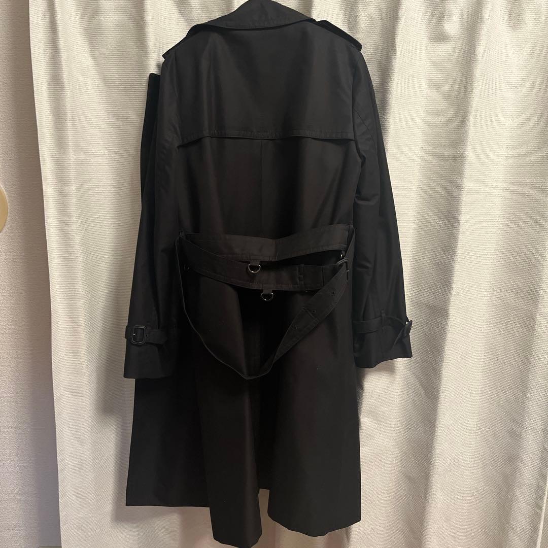 美品　Aquascutum ブラック　ロングコート　サイズ8