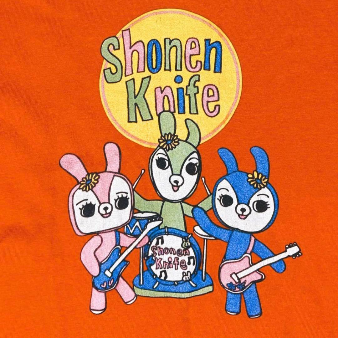 超希少 深瀬着用 少年ナイフ 北米ツアー Tシャツ オレンジ XL