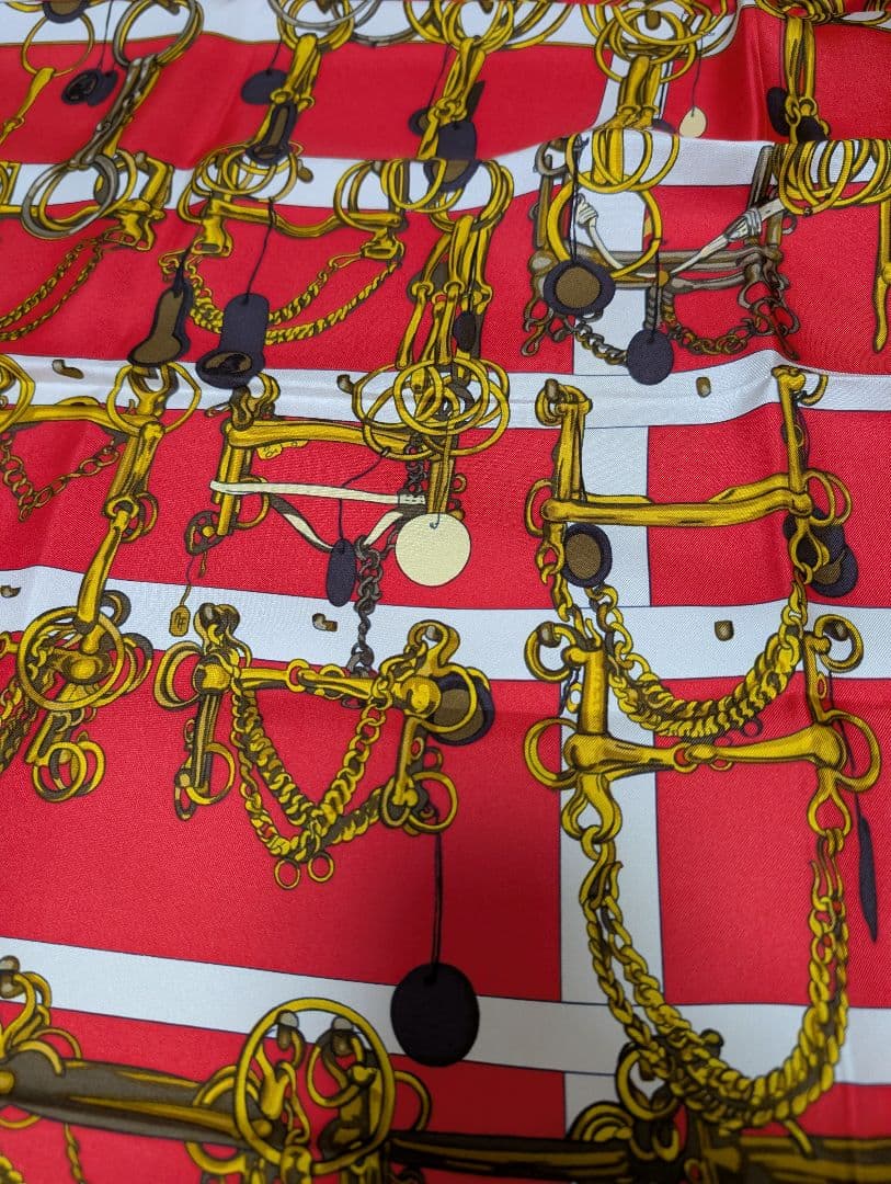 カ*ネ様 Hermès Mors et Filets スカーフ　カレ90