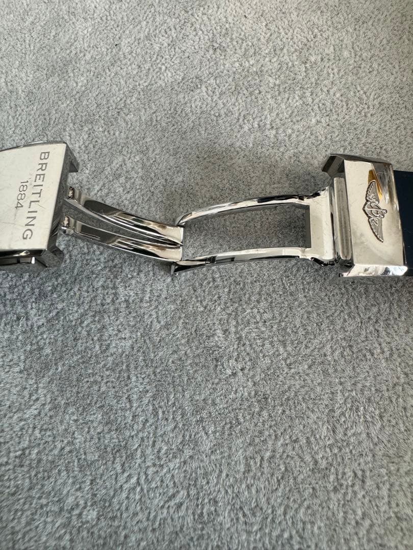 ブライトリング 純正ラバー ベルト BREITLING ラバーベルト 紺色