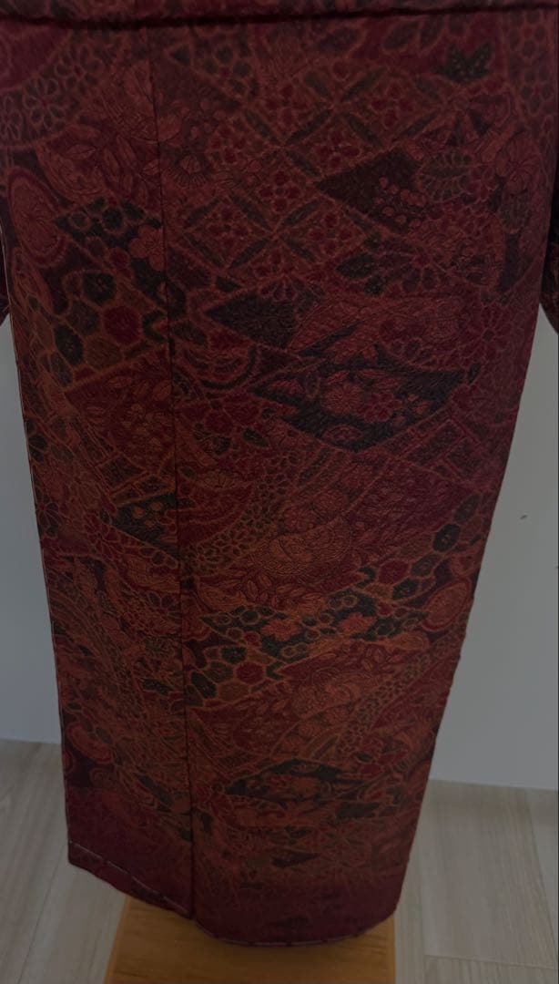 新春セール！未使用品　裄直しサービス　辻ヶ花模様　小紋着物