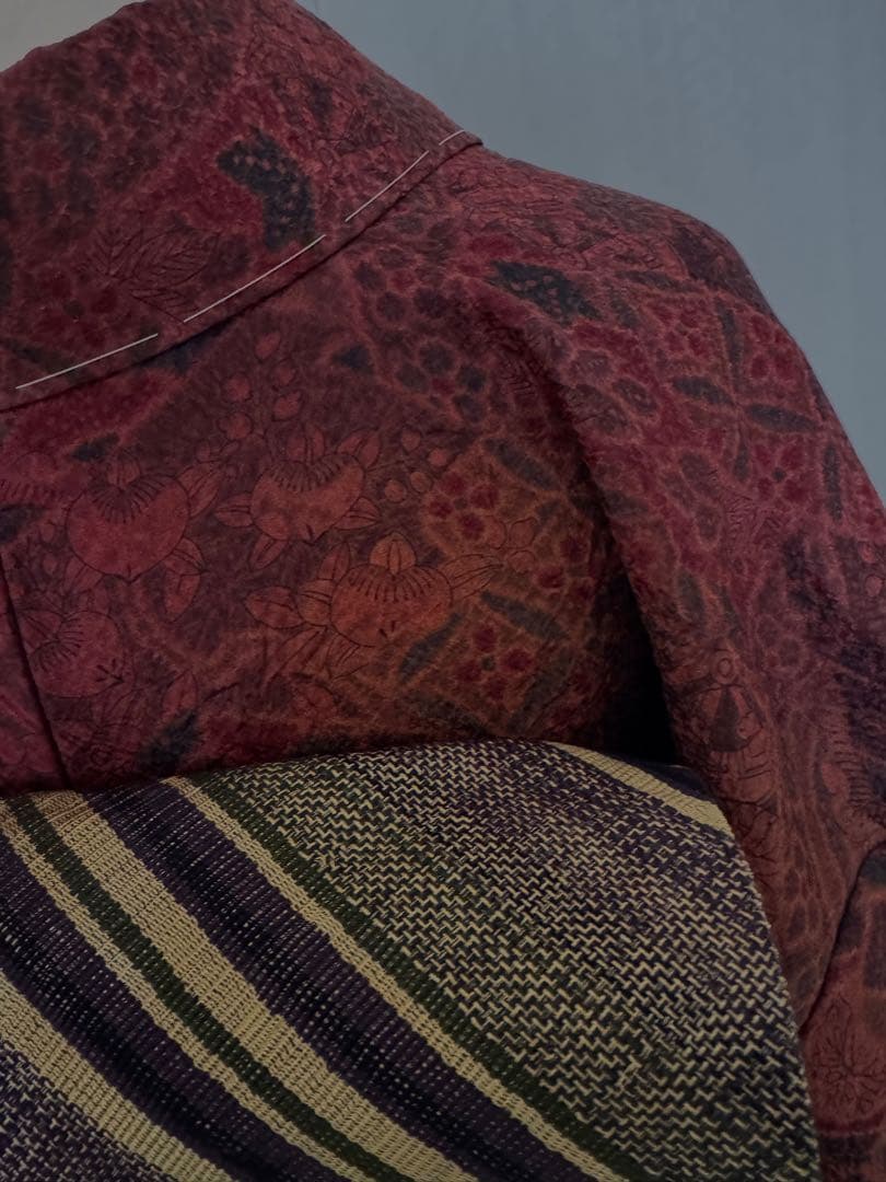 新春セール！未使用品　裄直しサービス　辻ヶ花模様　小紋着物