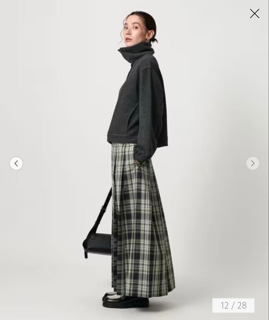 ビューティーアンドユース　フリーススナッププルオーバー